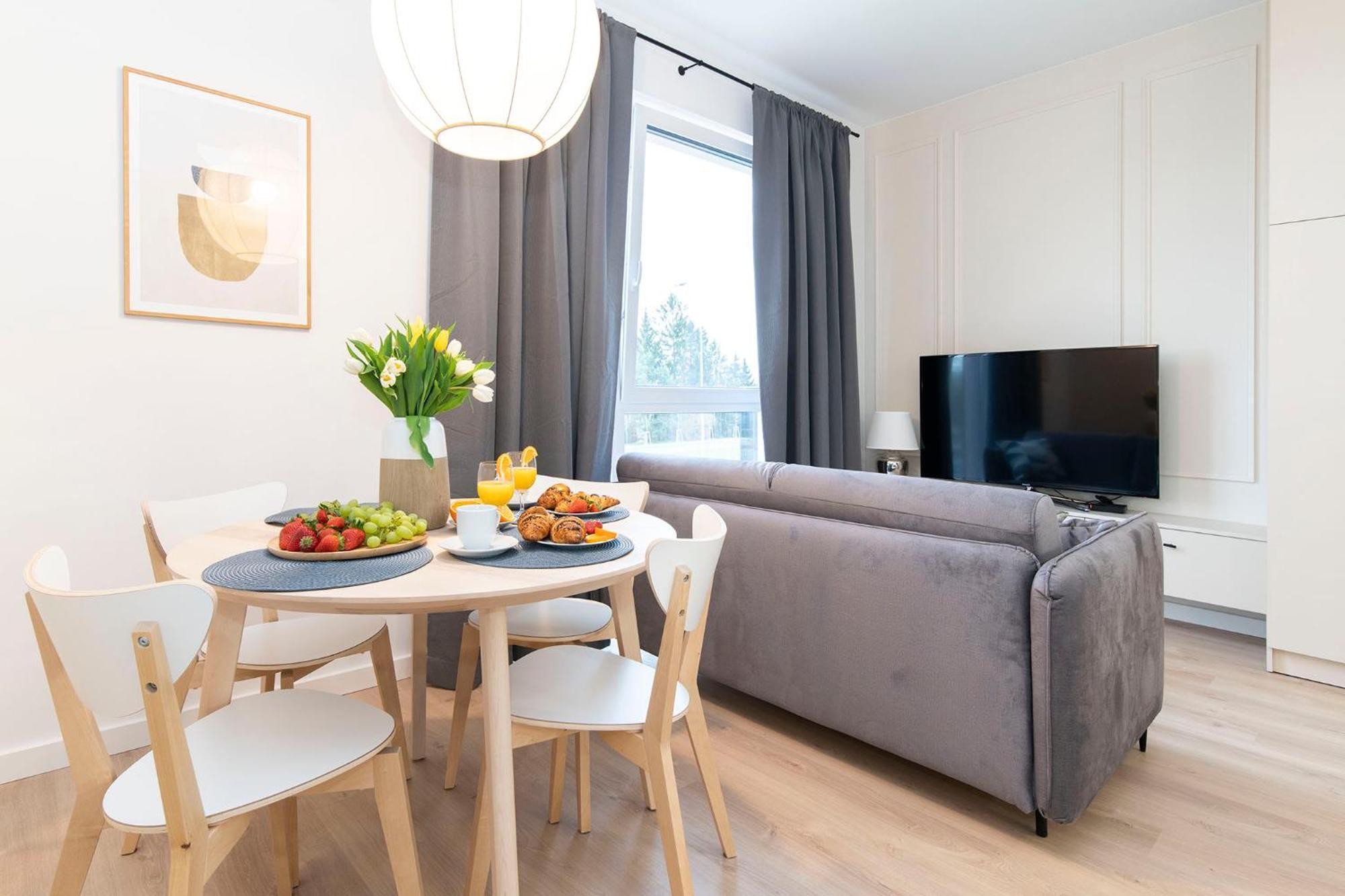 Apartament Ukiel Park 7 Przy Plazy Miejskiej - Klimatyzacja,Free Parking,Fv 奥尔什丁 外观 照片